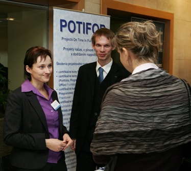 stánek POTIFOB na eFocus konferenci Projektový management 2009 stánek POTIFOB na eFocus konferenci Projektový management 2009